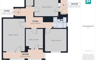 Apartament 3 camere ,63mp, B-dul Dacia-Rogerius - Poză 10
