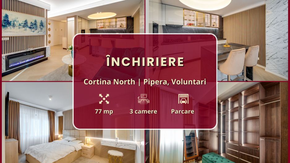 Cortina North || 3 camere || Finisaje de lux || Parcare - Poză 2