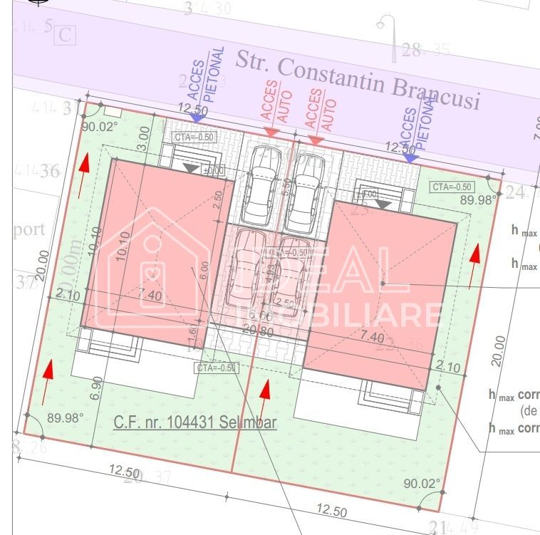 Casa Single cu 4 camere si carport, Zona Brana Selimbar - Schiță 10