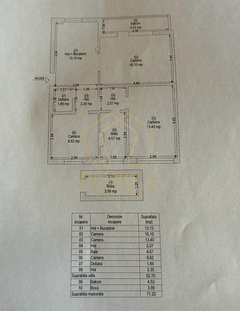 Apartament decomandat cu 3 camere I Cetatii - Poză 11