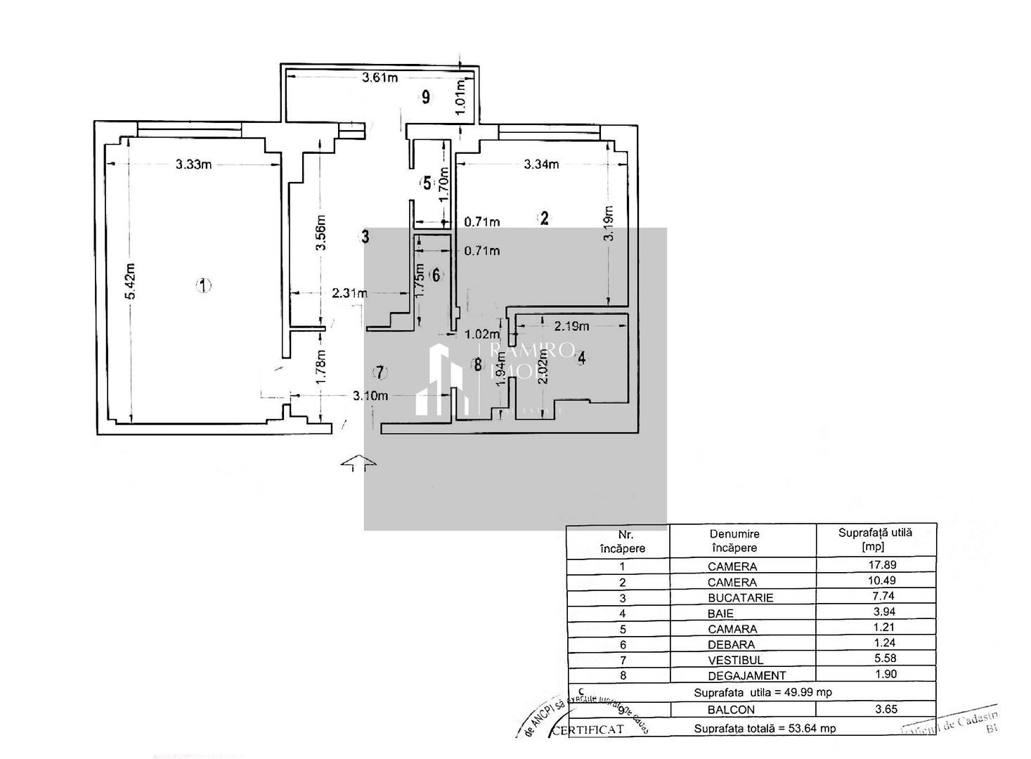 Ap 2 camere -decomandat renovat mobilat-utilat - Mihai Bravu / Dristor - Poză 3