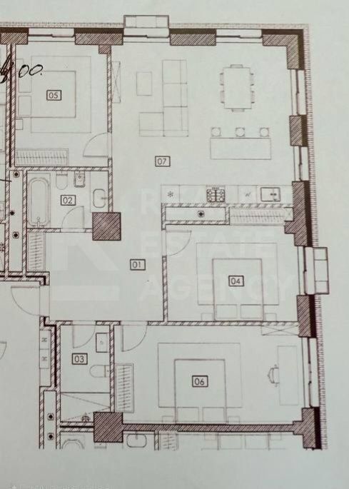 Vânzare, apartament, 3 camere, bd. Renașterii Naționale, Râșcani - Poză 8