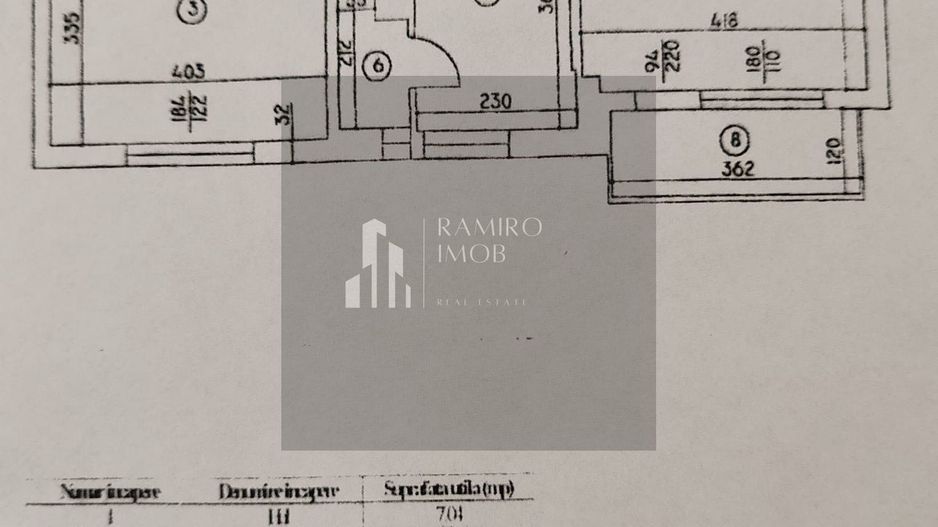Apartament 2 camere, str Vicina, decomandat, 61 mp - Poză 14