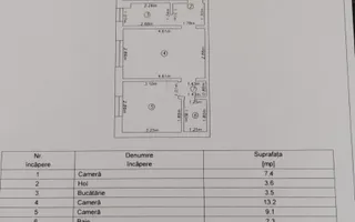 Apartament 3 camere Florilor Brasov - Schiță 16