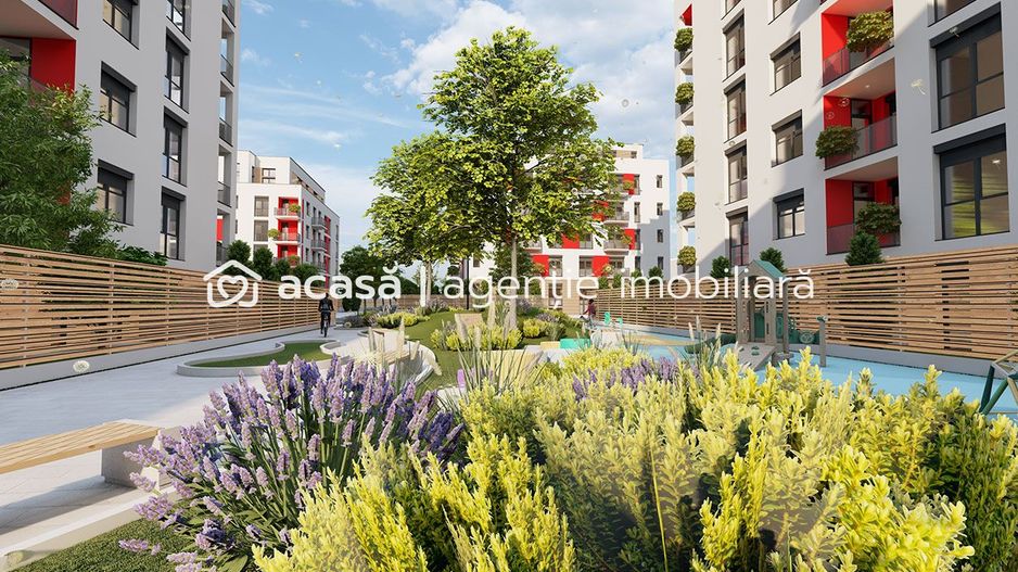 Apartament cu 2 dormitoare si grădină, ARED 9, lângă Atrium. BLOC NOU. - Poză 10