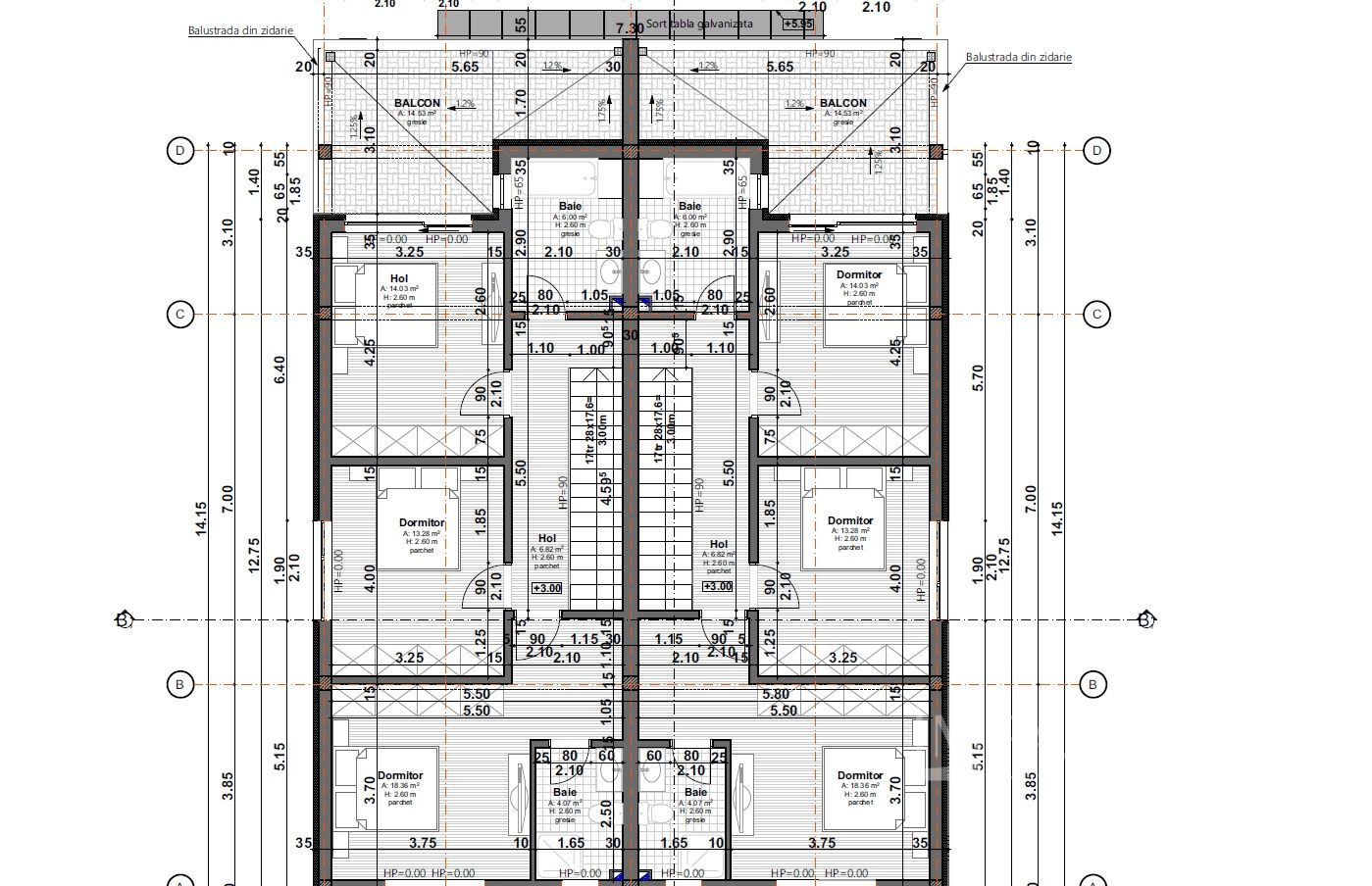 Duplex finisat la Cheie cu panorama superba in Chinteni ! - Schiță 20