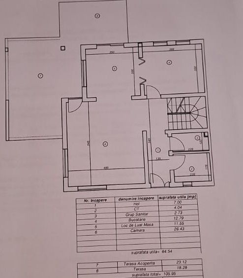 Casă individuală P+1+M cu garaj și terase spațioase – Otopeni Central - Schiță 12