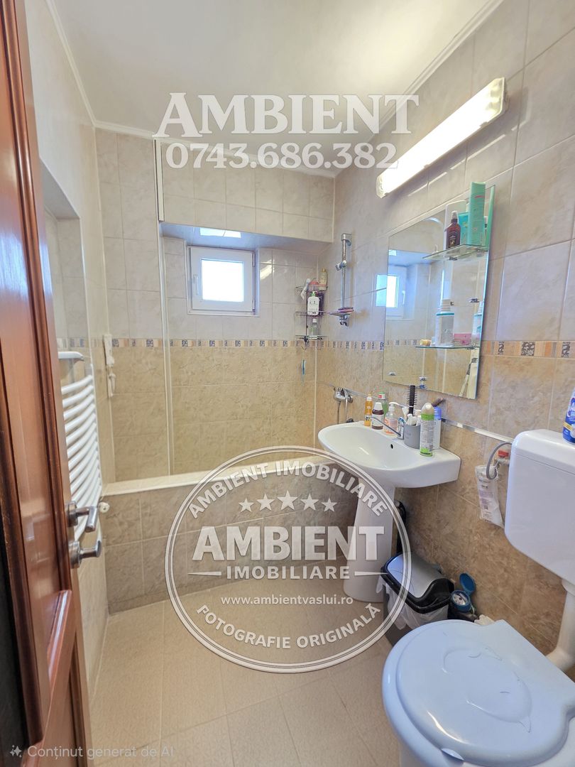 APARTAMENT CU 3 CAMERE, 75 MP, MOBILAT ȘI UTILAT – VASLUI, ULTRACENTRAL; - Poză 9