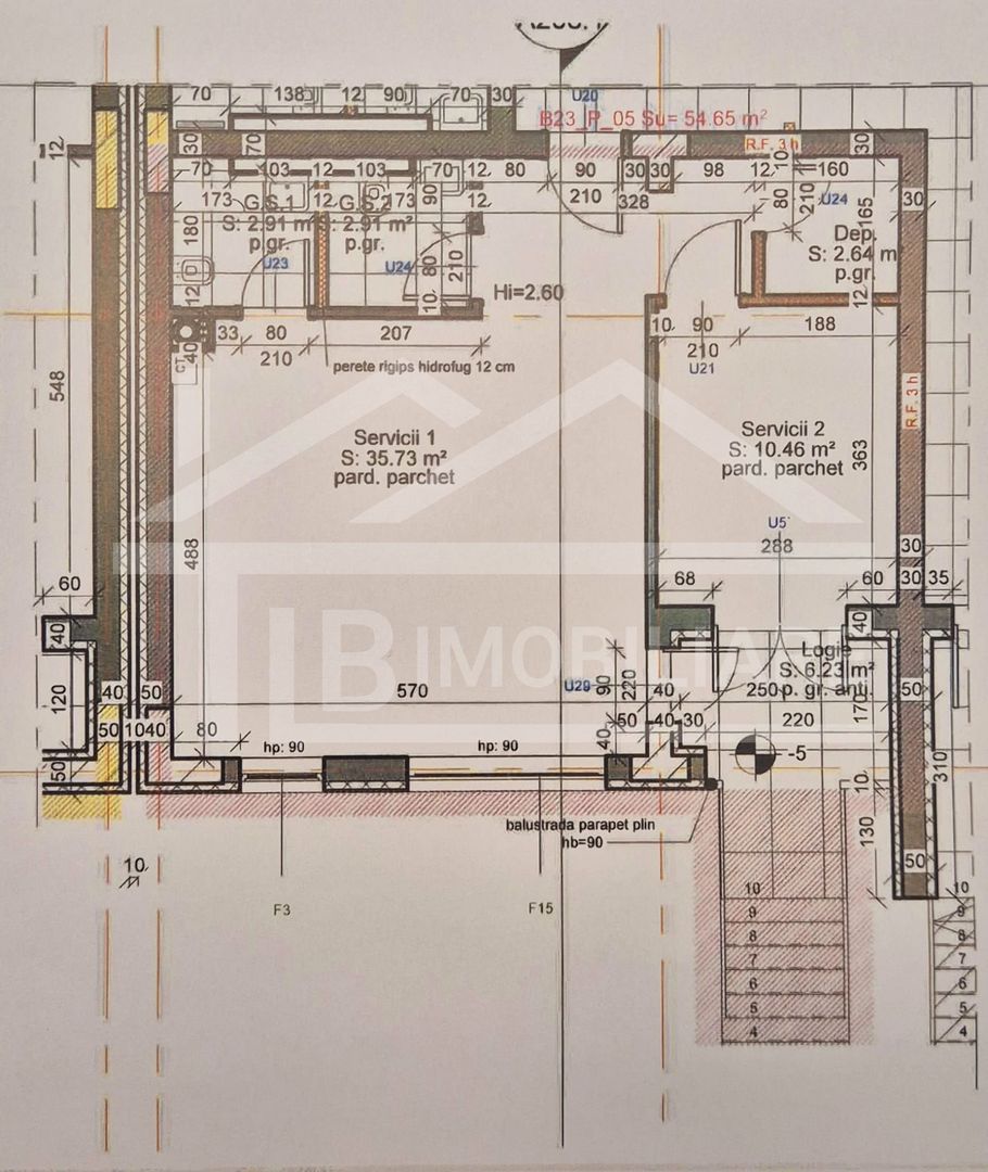 Spatiu de inchiriat, 55mp, parcare, Zona Maurer Residence - Poză 10