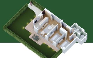 Apartament 3 Camere Premium + Curte 121 mp | Metrou Nicolae Teclu - Schiță 10