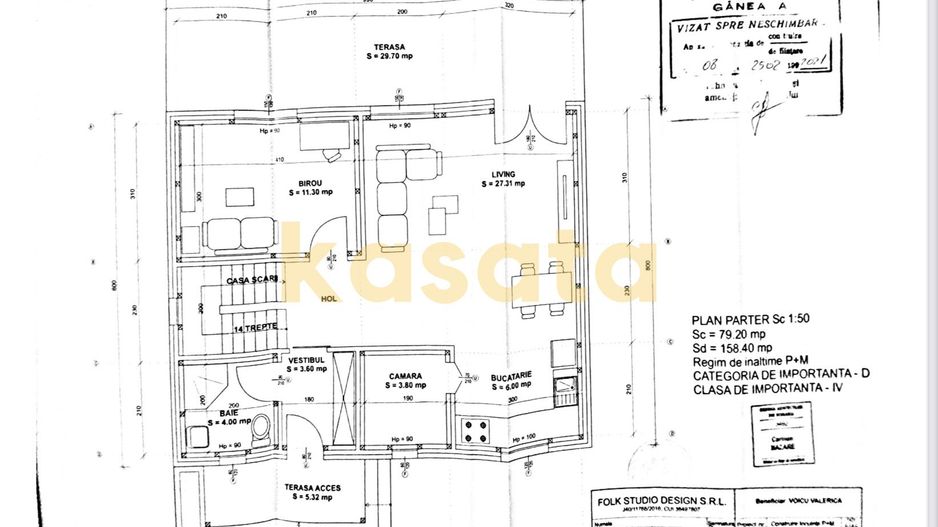 OPORTUNITATE | VILA INDIVIDUALA | GANEASA  AFUMATI | TEREN 500 MP - Schiță 21