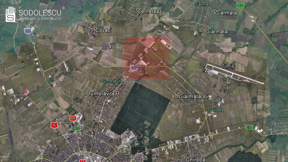 Parcele teren industrial cu PUZ - 2.700 mp, Giarmata - Poză 11