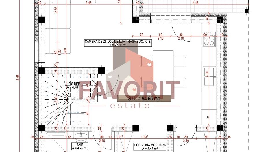 Casa Individuala de vanzare in Mosnita Noua | Zona excelenta | Calea Medves - Schiță 7