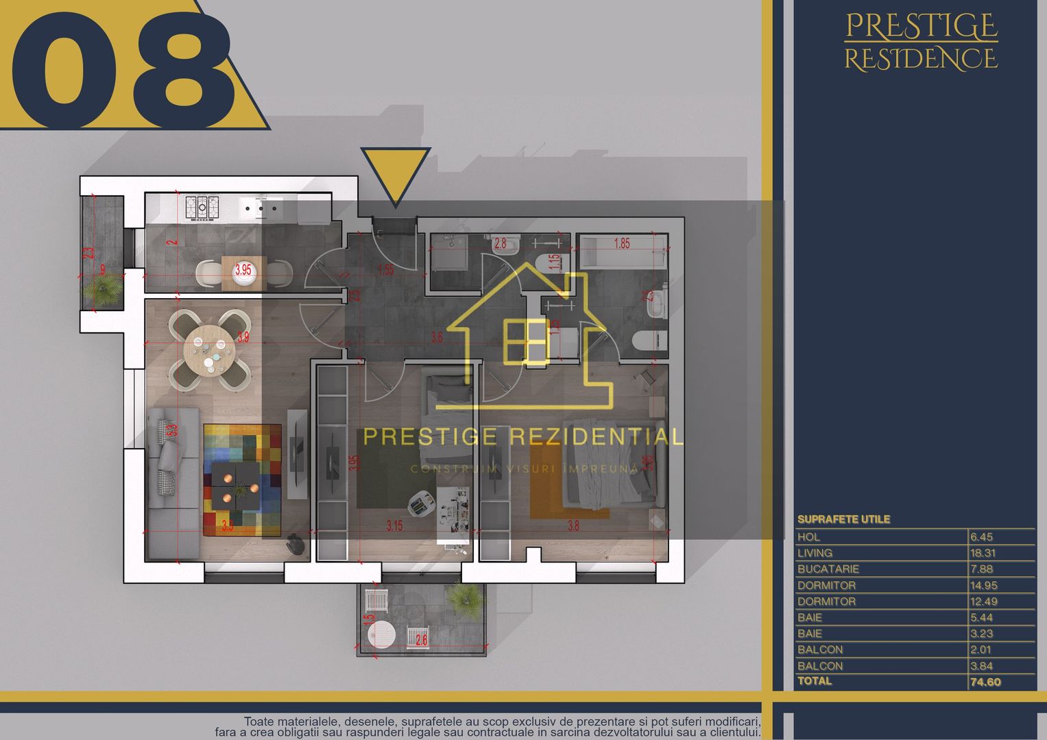 Apartament 3 cam-Bl. finalizat- Direct Dez- Comision 0 %- metrou Teclu - Poză 3