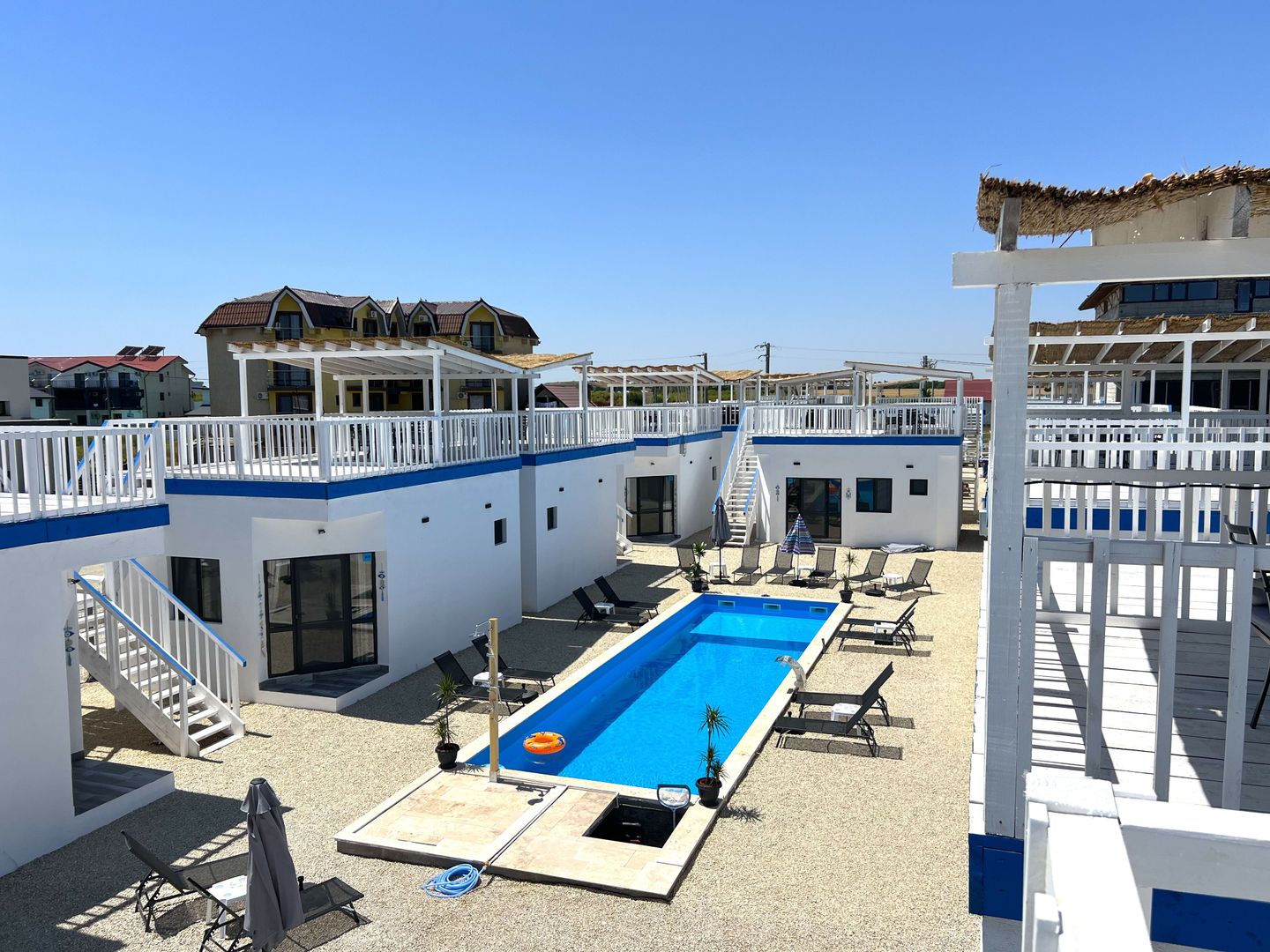 10 Casute Greek Bungalows , Piscina, la Malul Marii, Afacere la Cheie - Poză 22