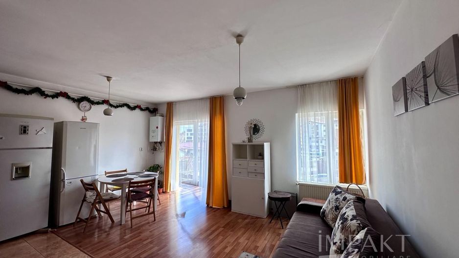 3 camere de inchiriat Floresti, 60 mp, 2 balcoane, parcare - Poză 2