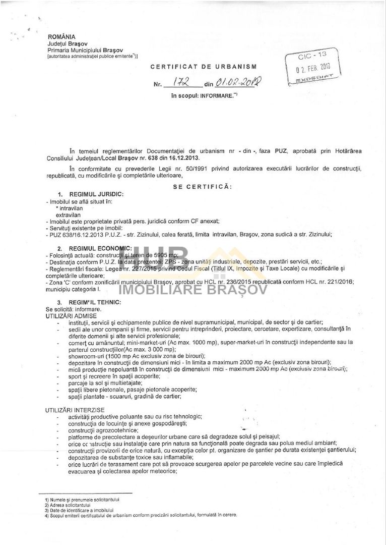 Teren Industrial,  5.558mp - zona Uzina 2 cu PUZ | Strada Timisul Sec - Poză 5