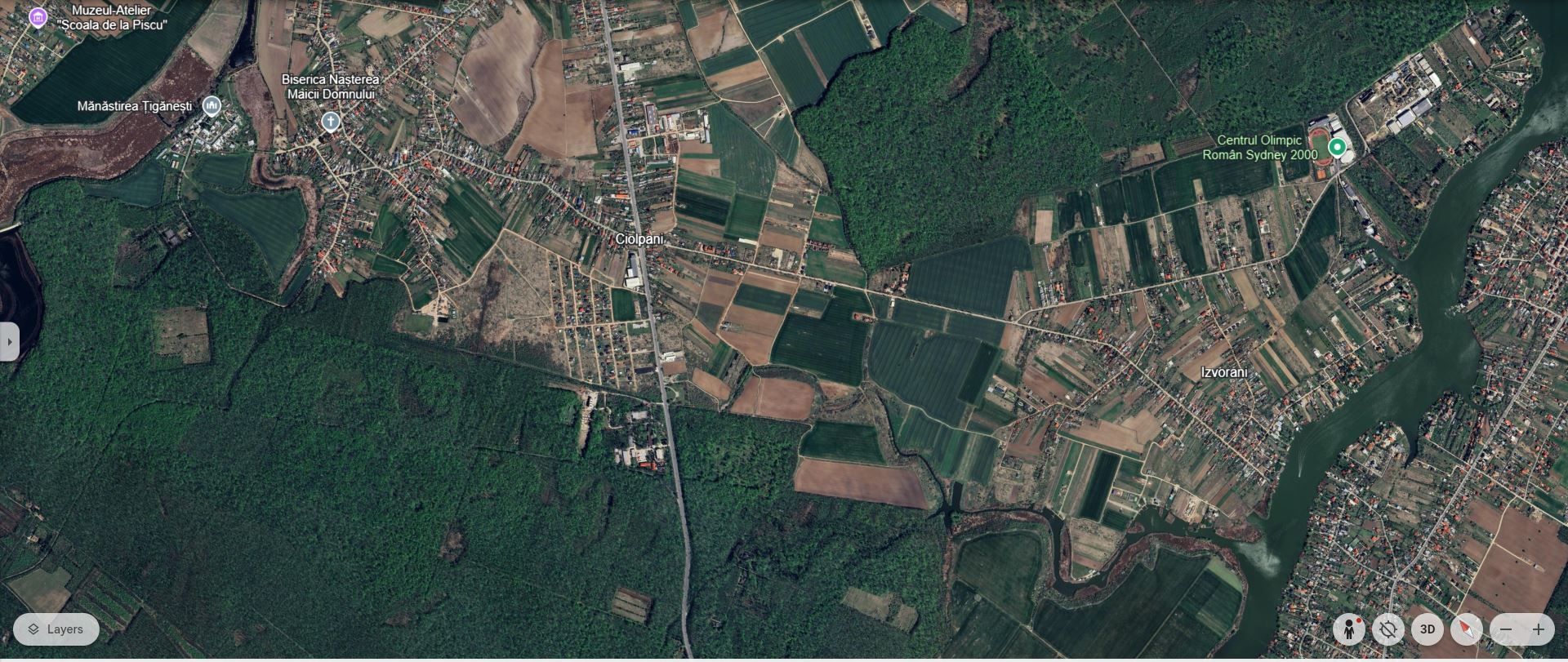 CIOLPANI, 1154 mp. teren intravilan lipit de Padurea Scrovistea - Poză 3