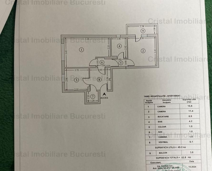 Vanzare Apartament 2 camere de vanzare Gorjului - Poză 8