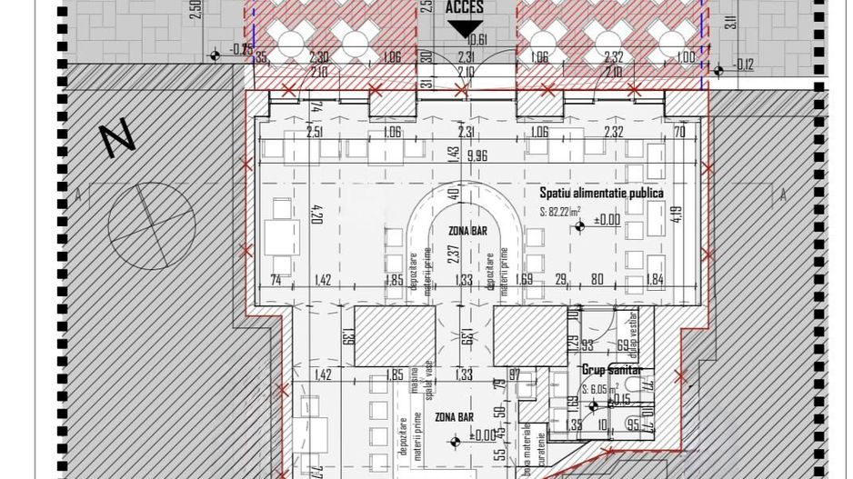 Club - Spatiu Comercial de vanzare ultracentral in Oradea - Schiță 11