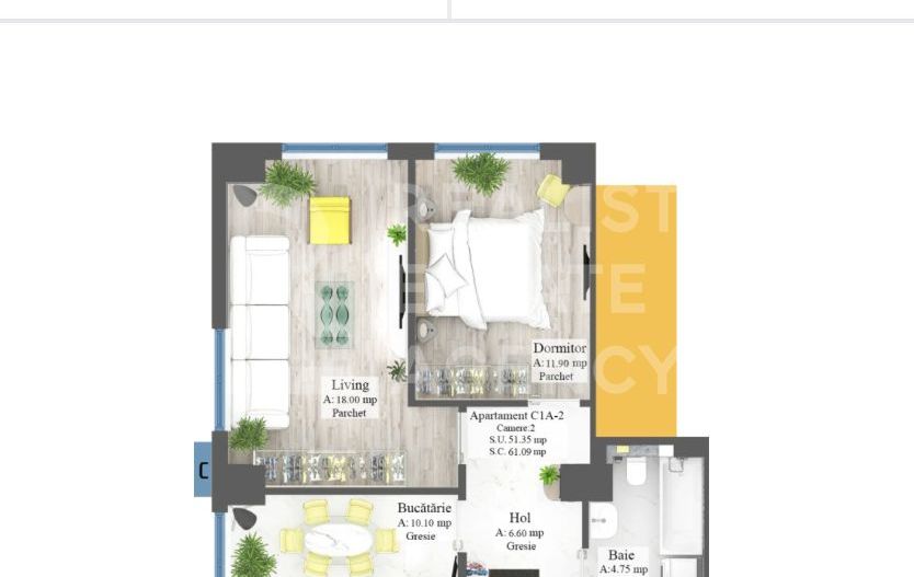 Vânzare, apartament, 2 camere, Iași - Poză 3