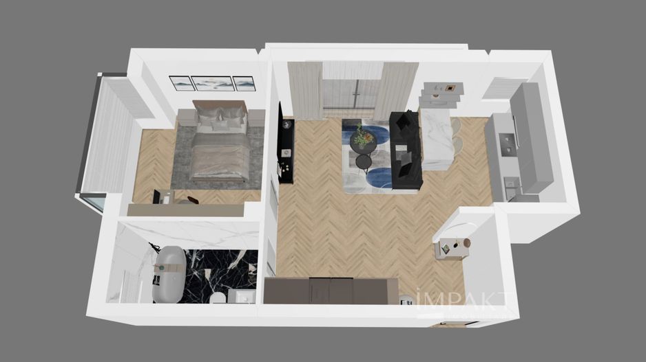 Apartament 2 Camere 53 mp | Bloc Nou 2023 | Lift | Terra, Floresti - Poză 1