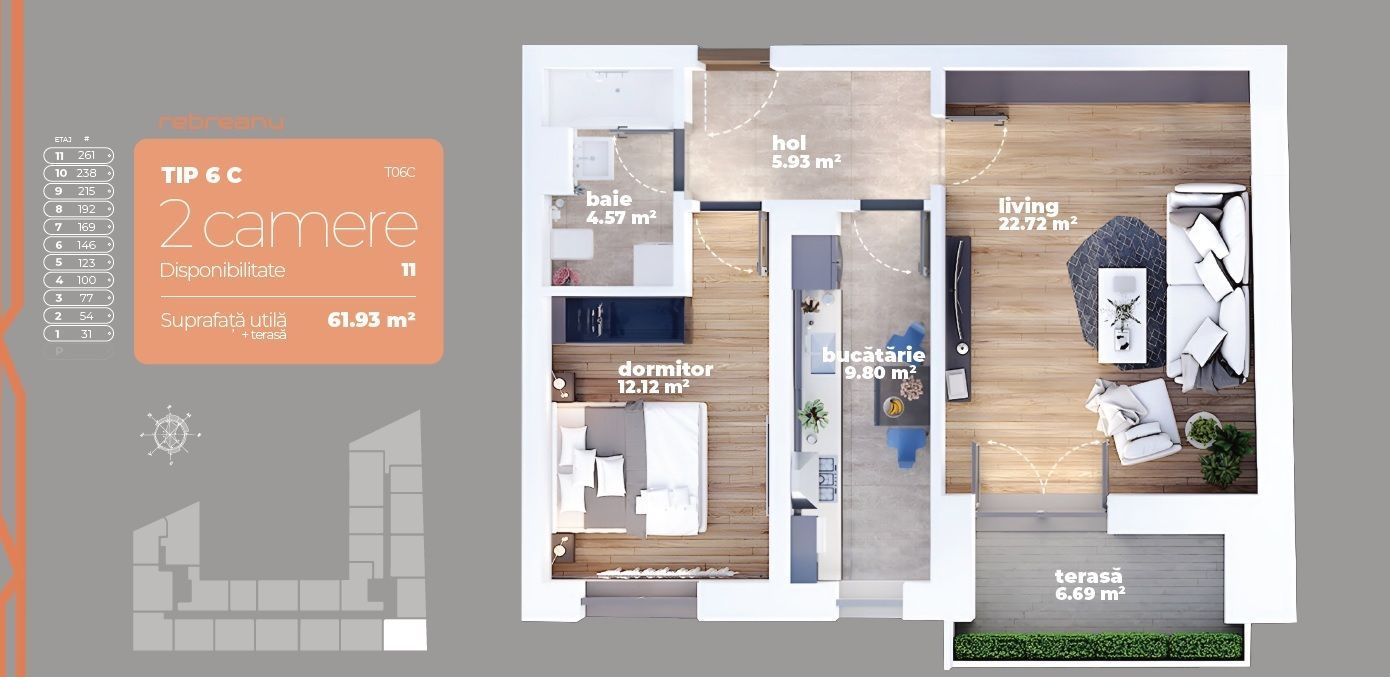 AP. 2CAM. SPATIOS,DECOMANDAT / AUCHAN TITAN ,LIDL ,PARC TEILOR! - Poză 3