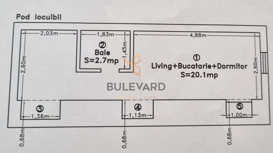 Comision 0! Casa tip vila cu 6 apartamente in zona BT Arena! - Schiță 56
