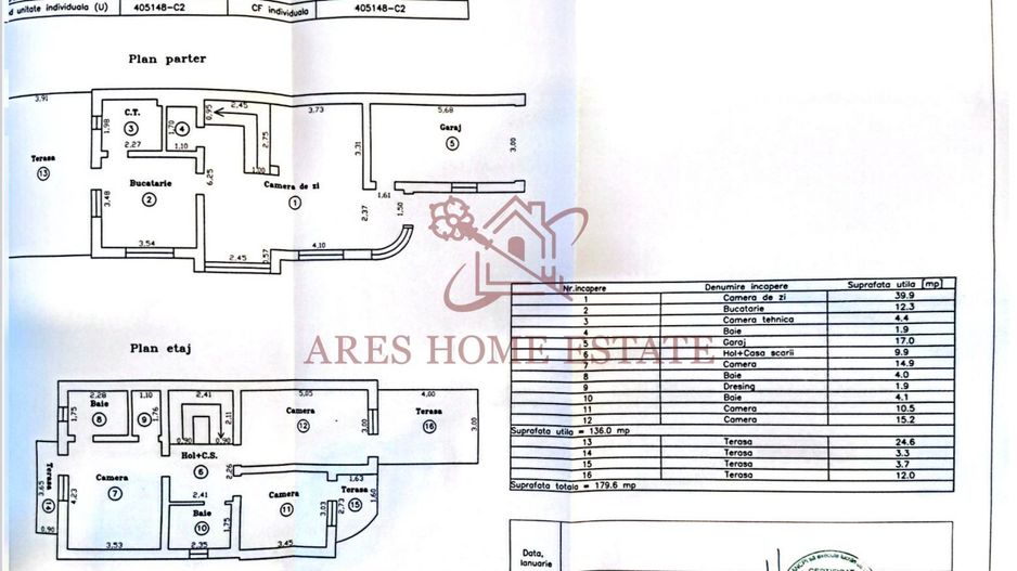 Casă individuală 6 camere, 200 mp, garaj și curte amenajată – Chișoda - Schiță 20