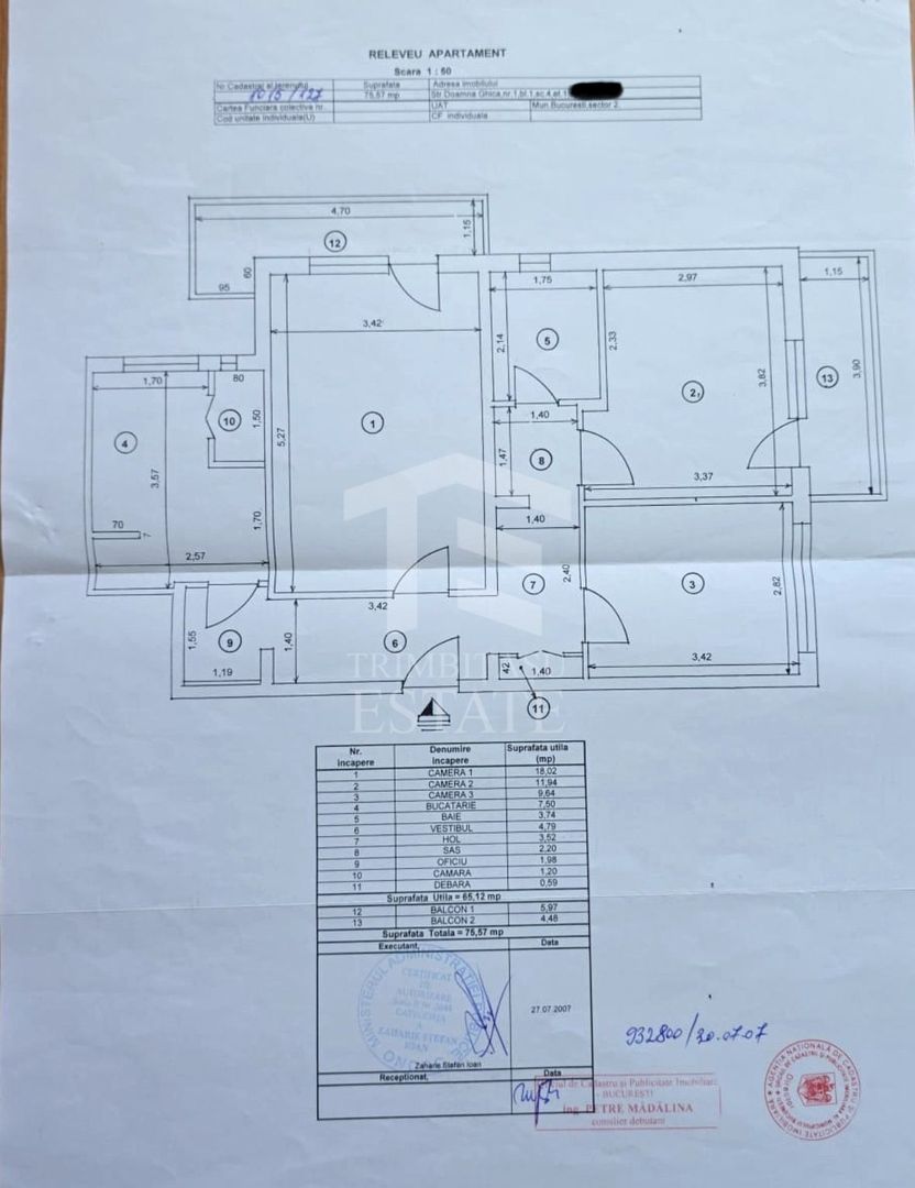 Apartament Lacul Tei Doamna Ghica Colentina - Schiță 28