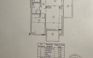 Apartament 2 camere | Rose Garden | Boxa - Schiță 15