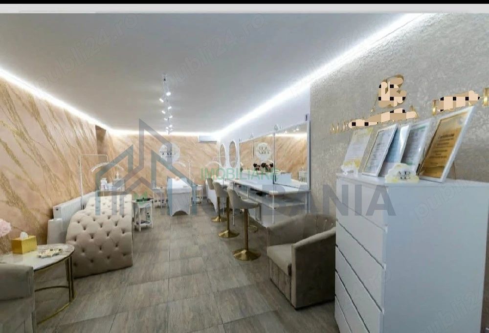 Salon Înfrumusețare Complet Mobilat și Utilat, 35 mp, Zona Alexandru cel Bun, Iași – Vânzare sau Schimb cu Autoturism - Poză 1