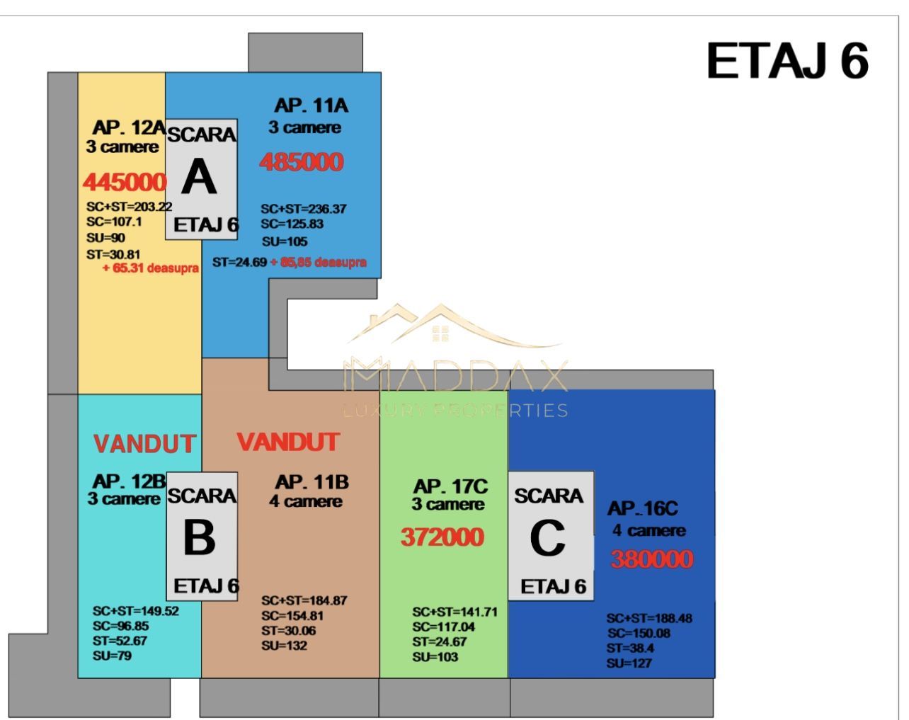 Apartament cu 3 camere ***142mp*** // Herastrau - Cartierul Francez - Schiță 52