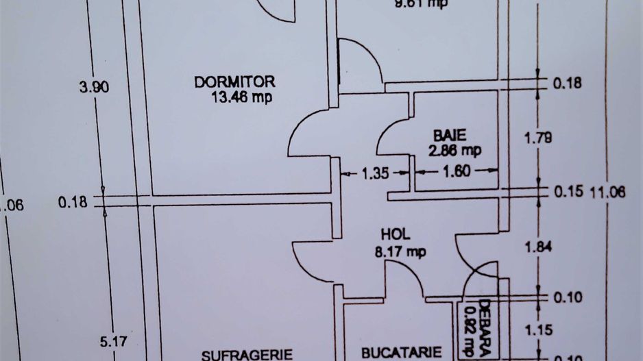 Apartament 3 camere bloc reabilitat, boxa, Valea Ialomitei, Drumul Taberei - Schiță 6