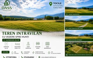 Teren intravilan 614 mp în Tocile – Sadu, zonă liniștită - Poză 1