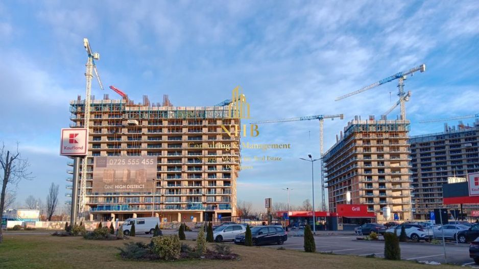 Apartament 3 Camere de Vânzare – One High District | Terasă 35 mp |- NOU - Poză 6