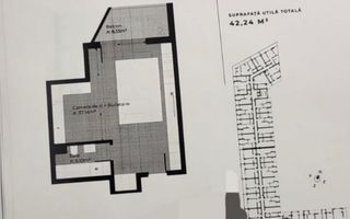 Oportunitate de investire! 42.24 pret 2600 euro mp! Cu cf august 2026! - Schiță 6