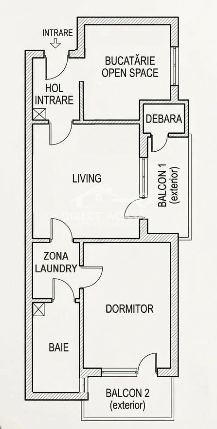 Apartament cu 2 camere de vanzare-Zona Tudor intre Dacia si Fortuna - Poză 6
