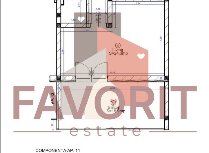 Apartament 1 camera+terasa 19mp | Giroc | BLoc cu lift - Poză 8