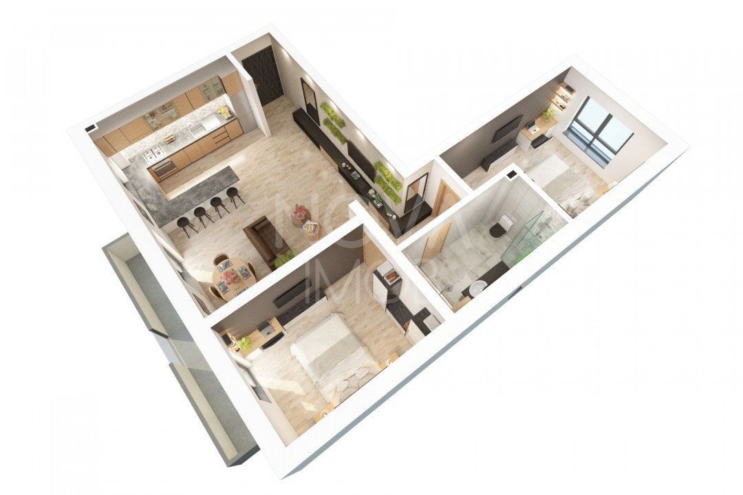 Apartament 3 camere, 2 bai + camara - Str. Doamna Stanca - Poză 7