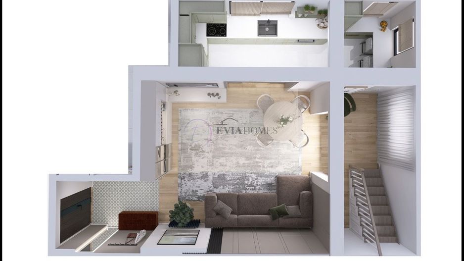 4 camere/ 2 bai / parcare in curte / zona strazii Bucuresti / 2350E mp - Poză 2