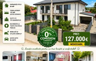 CASA P+1E mobilată și utilată, curte proprie 122 mp, zona Moara Grecilor;