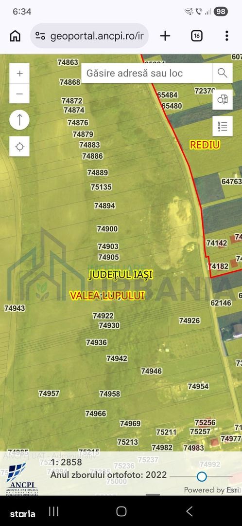 Teren intravilan de vanzare in Valea Lupului, Iasi - Poză 3