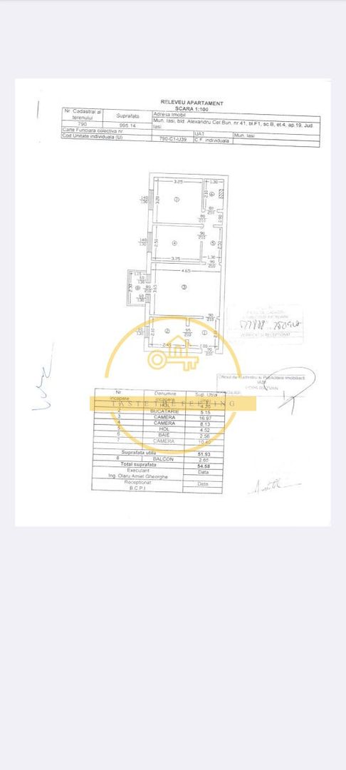 Apartament 3 camere, Alexandru cel Bun, spre Zimbru – 97900 Euro negociabil - Poză 8
