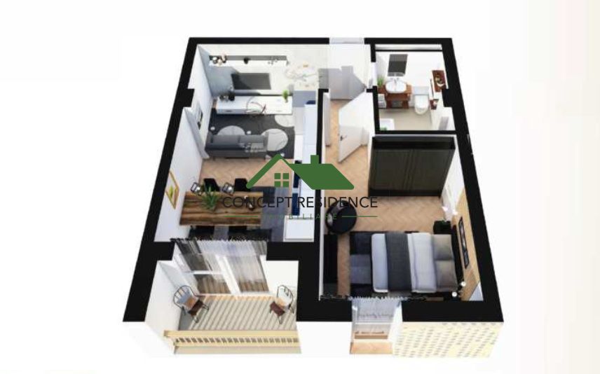 Apartament 2 camere | Bloc nou | Bd. Republicii | Comision 0% - Poză 5