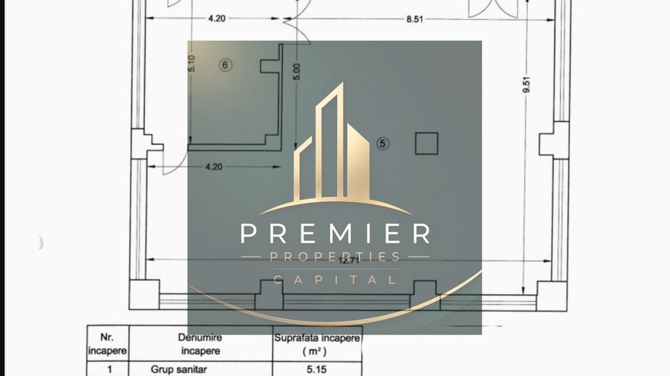 Caldire de birouri de vanzare pt investitie contract inchis 6,6 randamet - Poză 2