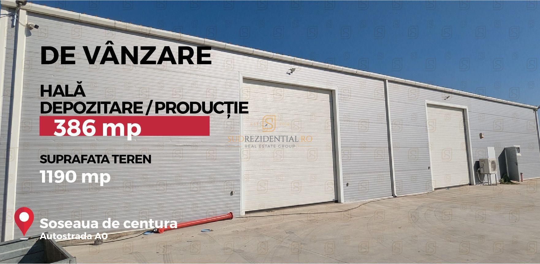 Hala industriala productie, localizare strategica in Popesti Leordeni - Poză 1