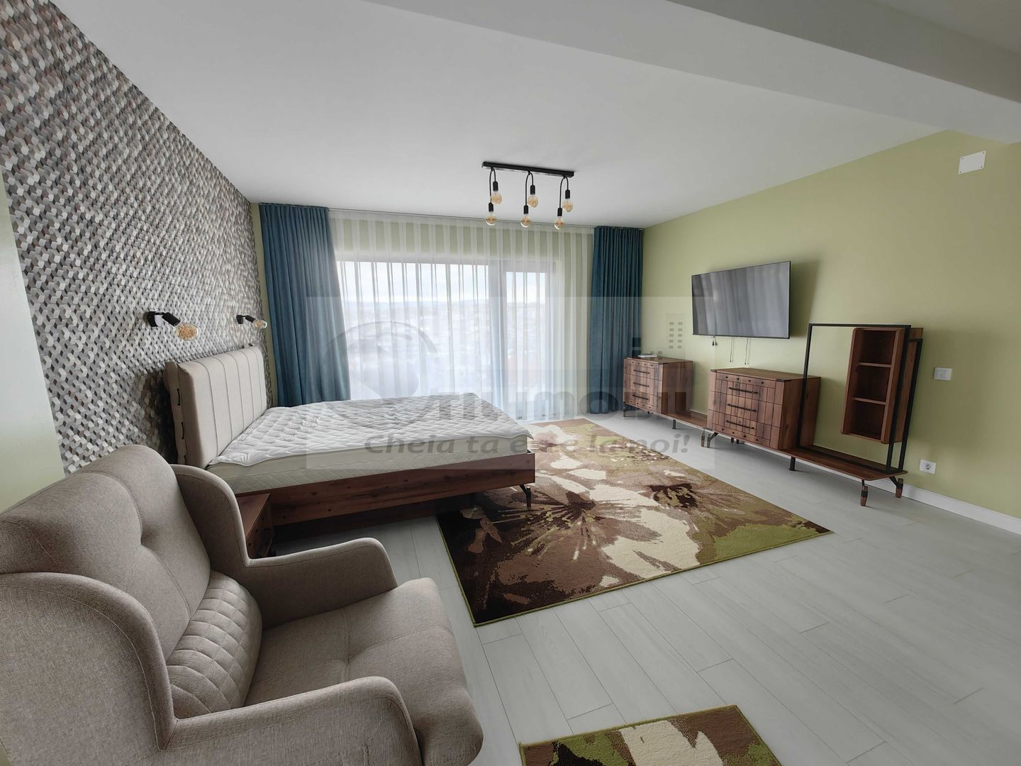 Apartament modern cu 2 camere si balcon - zona Frumoasa - 650€ - Poză 4