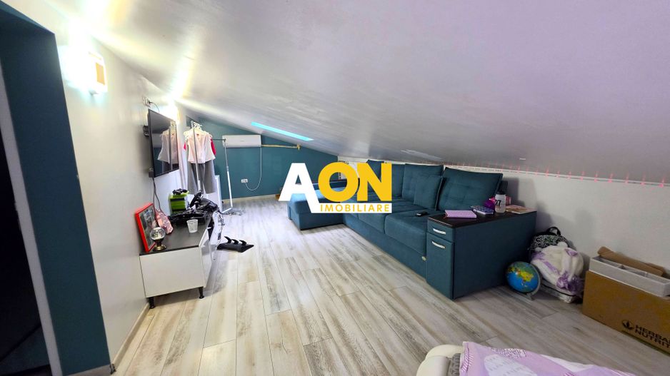 Apartament 3 camere + mansarda, cu garaj și boxă, mobilat, bloc nou - Poză 12