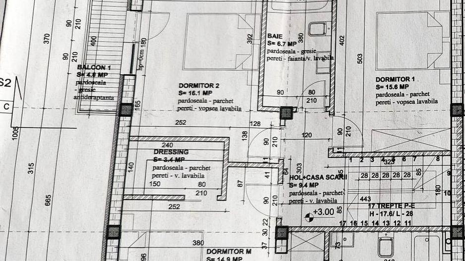 Duplex P+1+M, 251 mp utili, teren 340 mp – Domnești - Schiță 21